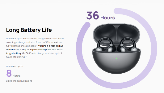 进军开放式耳机市场，华为FreeClip耳夹耳机正式定档，引领时尚新潮流(图5)