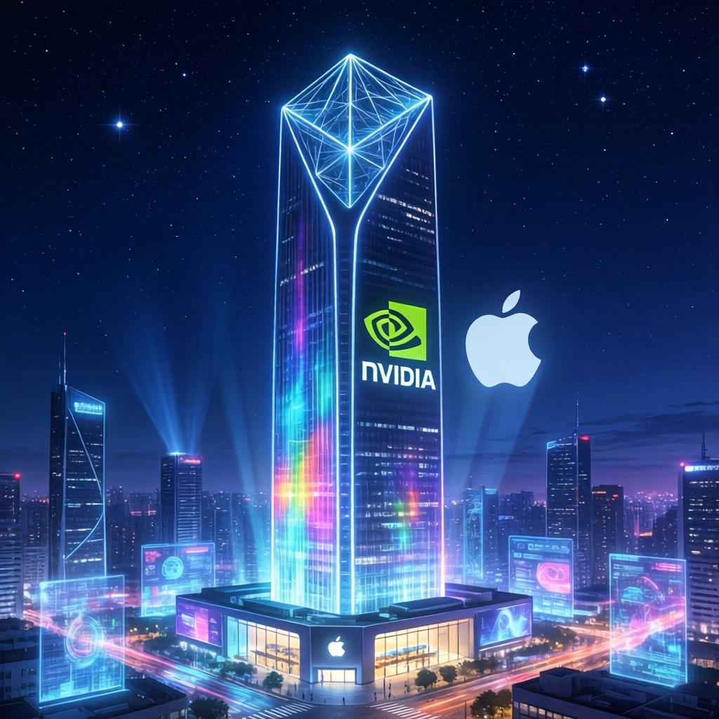英伟达市值超越苹果,挺进3万亿美元俱乐部(图1) 英伟达市值超越苹果,挺进3万亿美元俱乐部(图1)